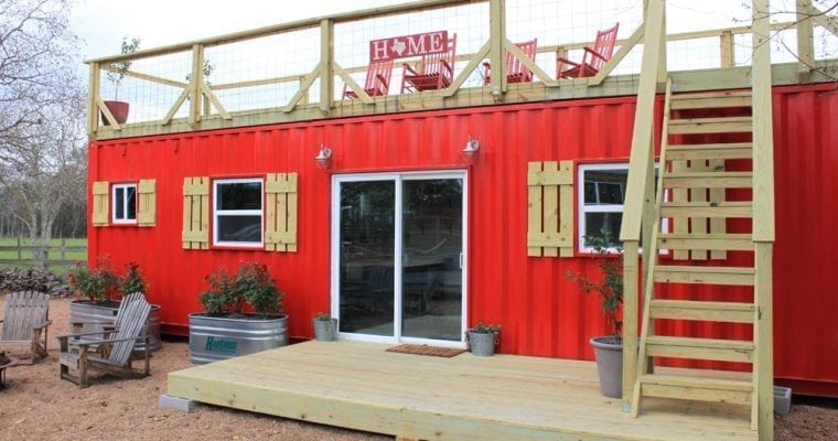 RUSTIC RETREAT XL TINY SHIPPING CONTAINER