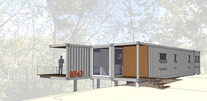 8747 SHIPPING CONTAINER HOUSE