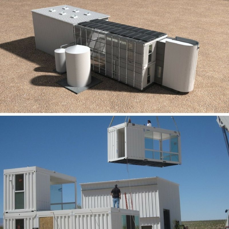 Mojave Desert Shipping Container Home