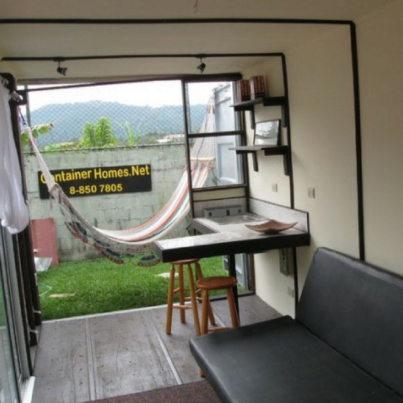 TINY SHIPPING CONTAINER STUDIO APARTMENT