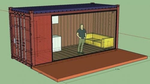 PORTA PAD TINY CONTAINER CABIN