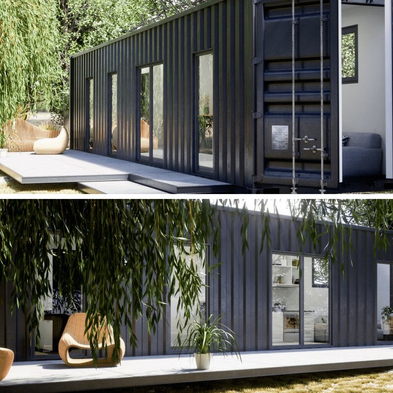 LUCKDROPS STUDIO+ TINY CONTAINER HOME | Container Home Hub