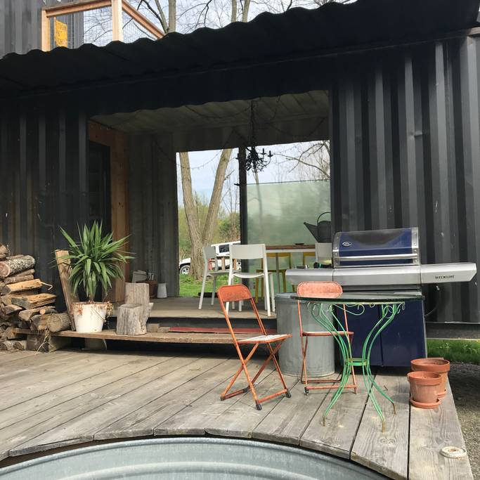 THE CORNILLON SHIPPING CONTAINER HOUSE