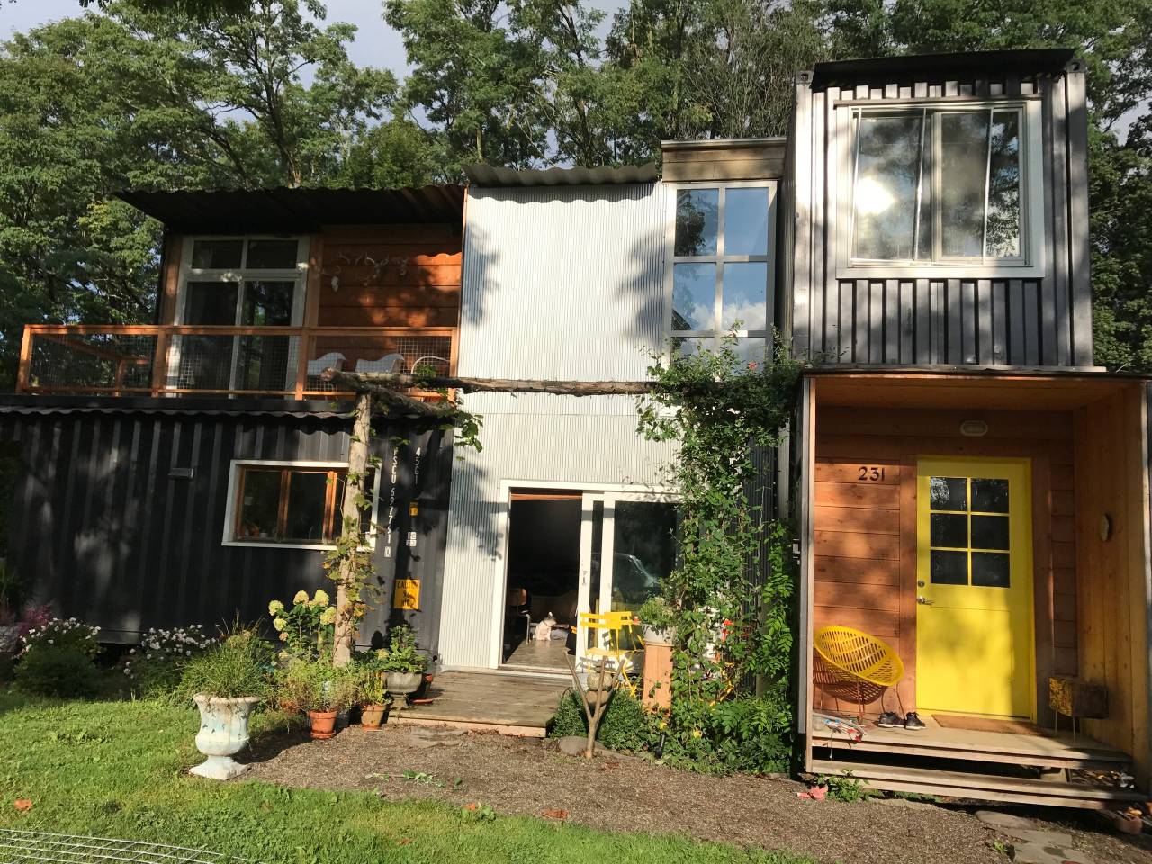 THE CORNILLON SHIPPING CONTAINER HOUSE