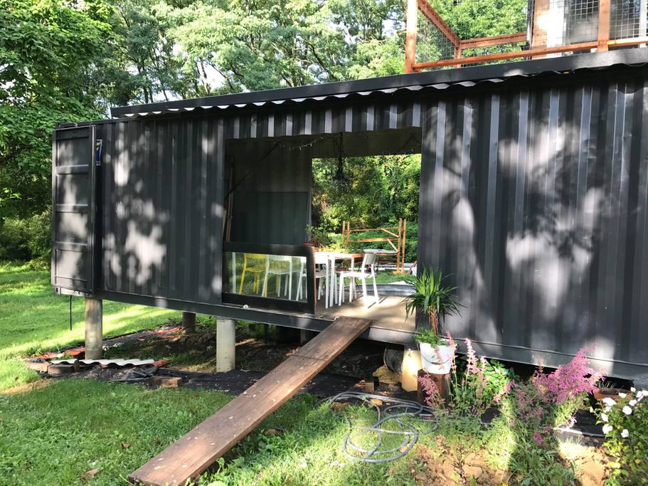 THE CORNILLON SHIPPING CONTAINER HOUSE