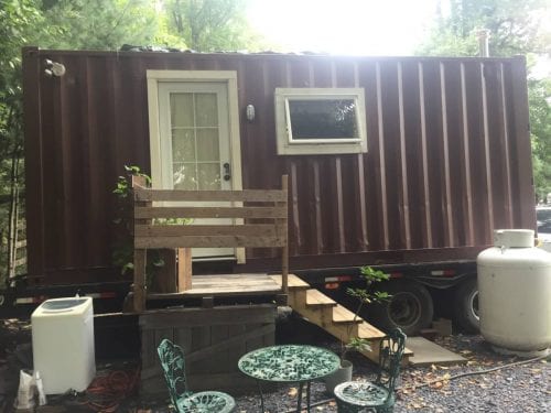 shipping container tiny house for sale