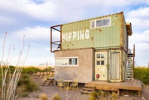 Shipping Container Home outside view