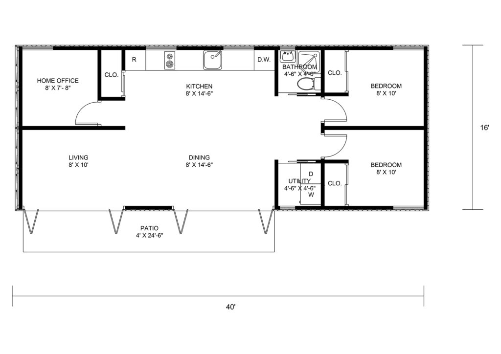 shipping container home plans 2 story