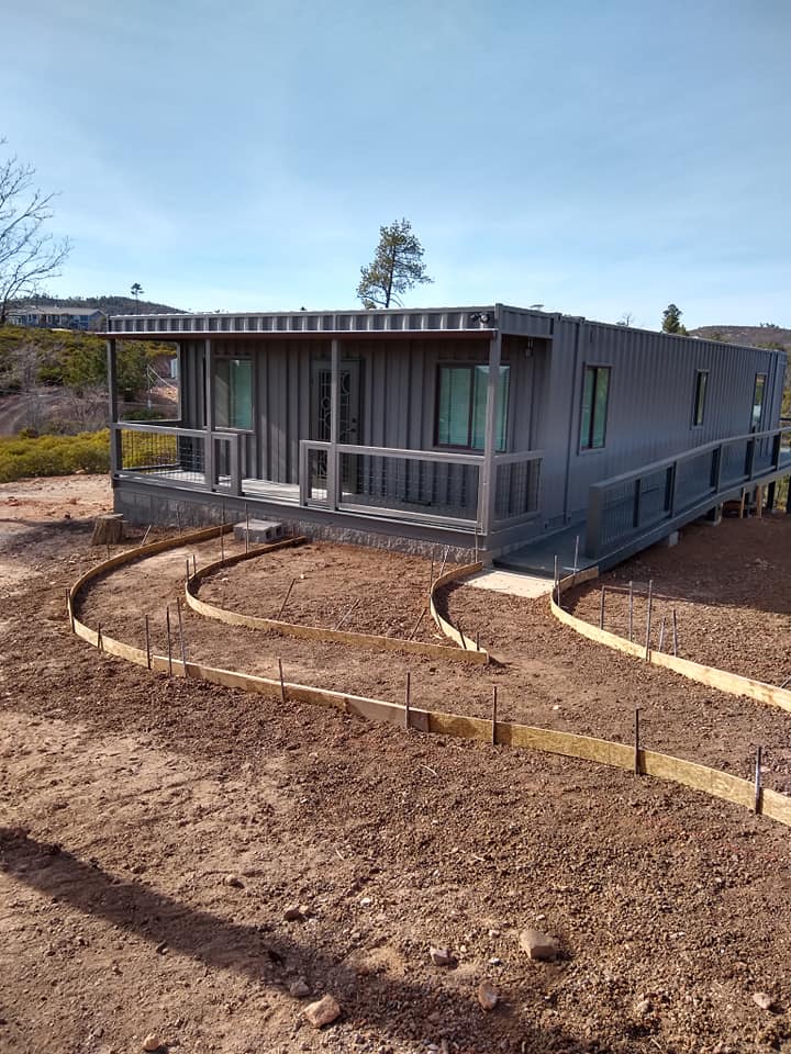 arizona container home exterior 