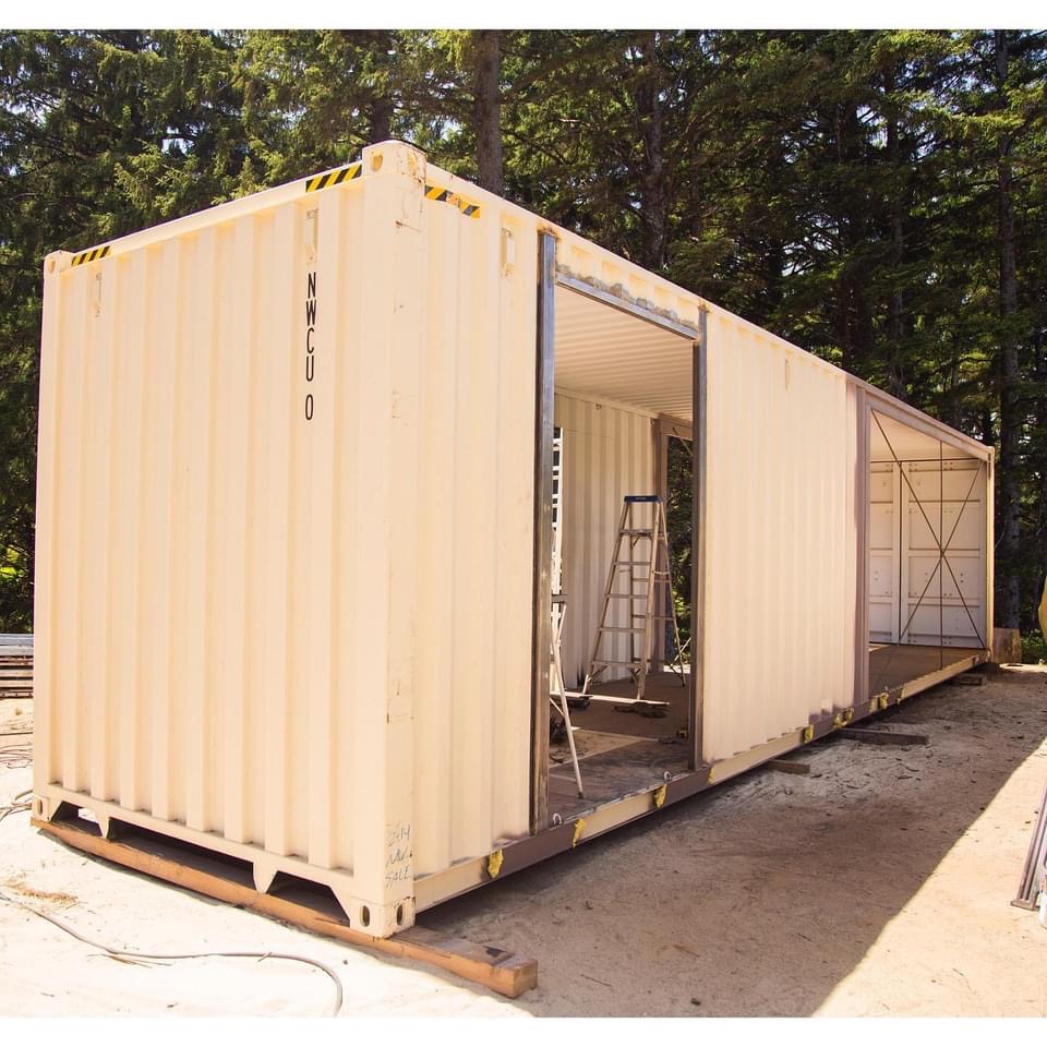 Oregon shipping container home exterior