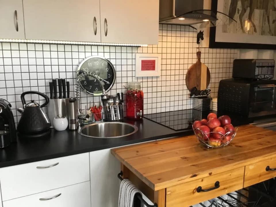 UK container home interior