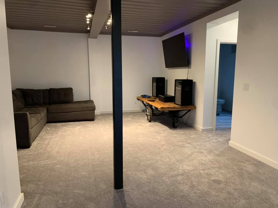 Indiana container home interior