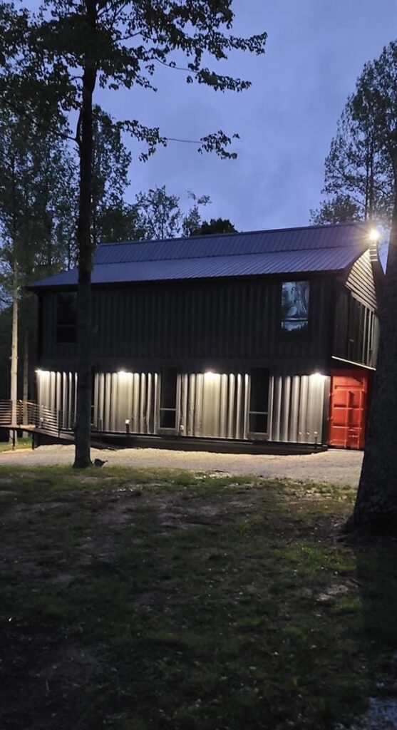 indiana container home exterior