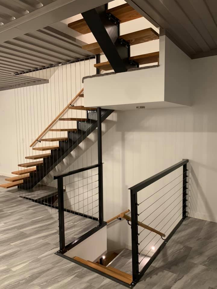 Indiana container home interior