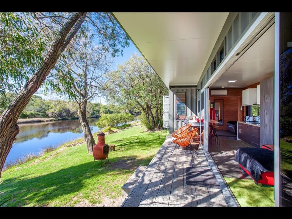 australia container home exterior