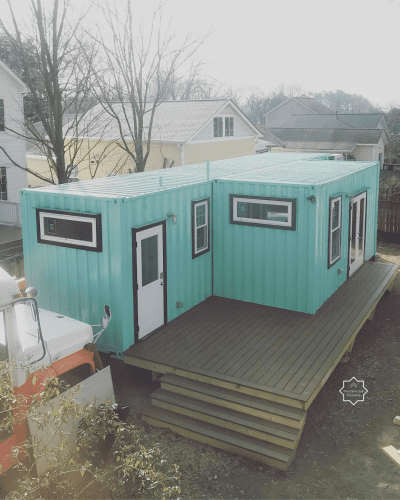 container home in Ohio exterior 