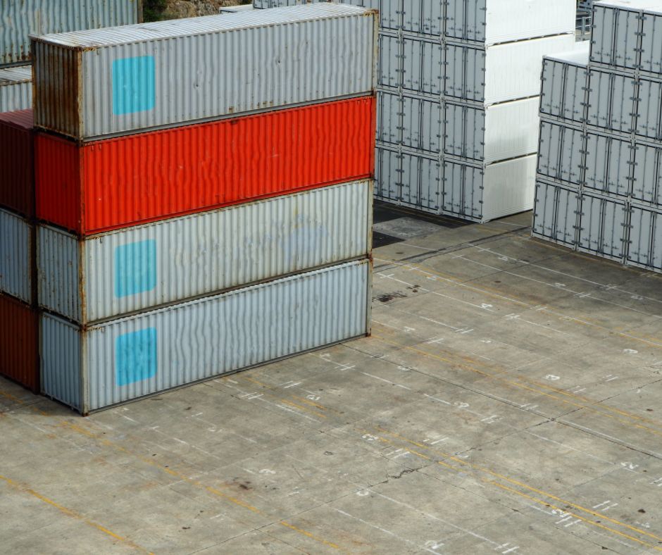 Removing Toxic Paint From a Shipping Container