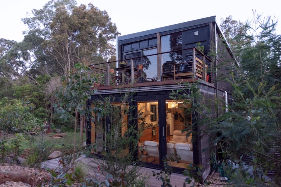 container home in utah exterior 