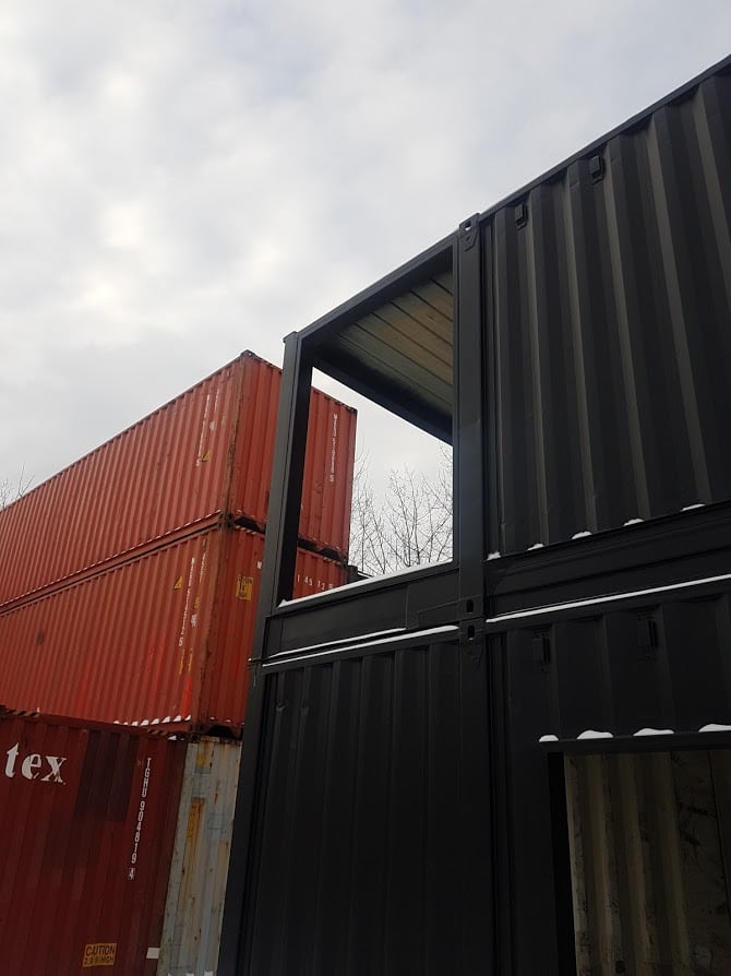 shipping container home in new york