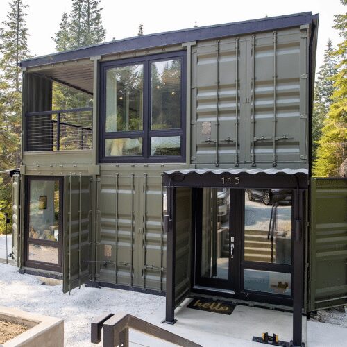 shipping container home in wisconsin 