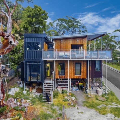 shipping container home in virginia 