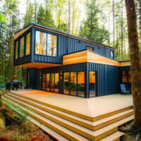 luxurious shipping container home