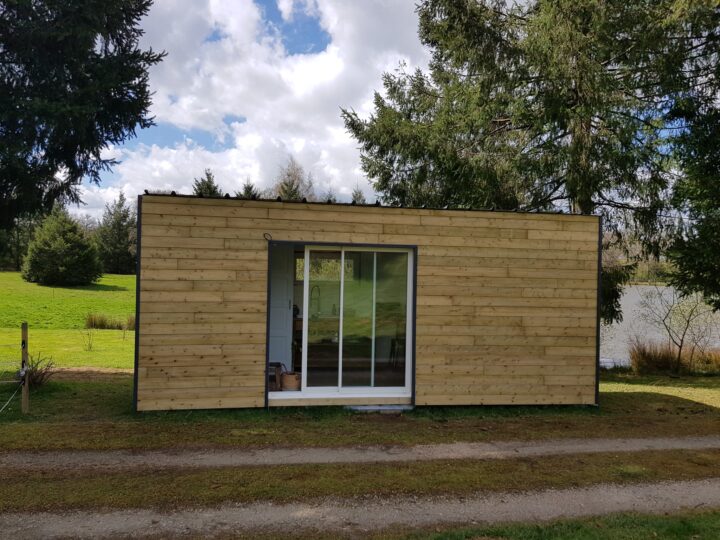 shipping container home in idaho