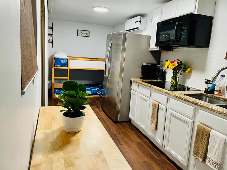 Galvan's Devine, Texas Shipping Container Home - Kitchen