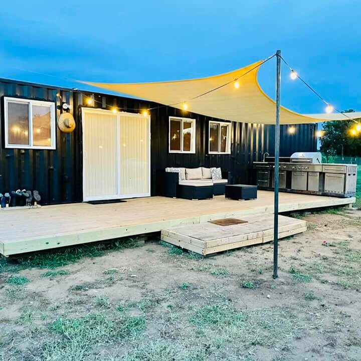 Galvan’s Quaint and Cozy Shipping Container Home in Devine, Texas