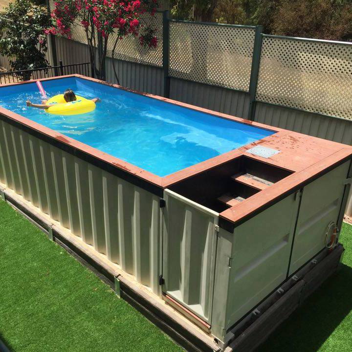 How to Build a Shipping Container Pool