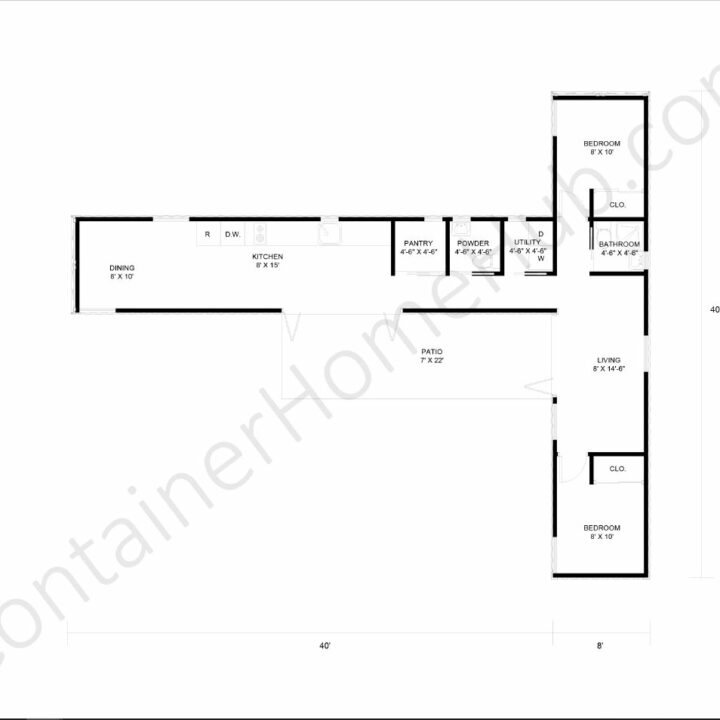 Foot Shipping Container Home Floor Plans