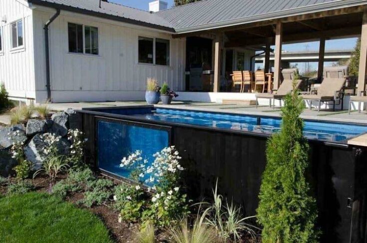 Shipping Container Pool Builders in Texas