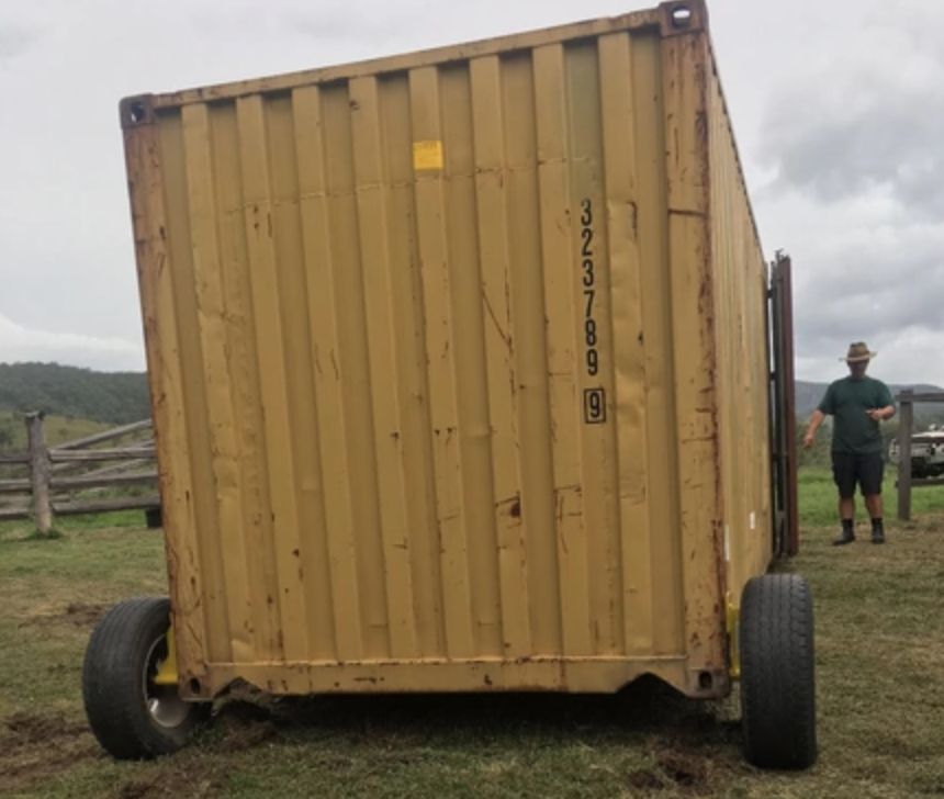 shipping container wheels