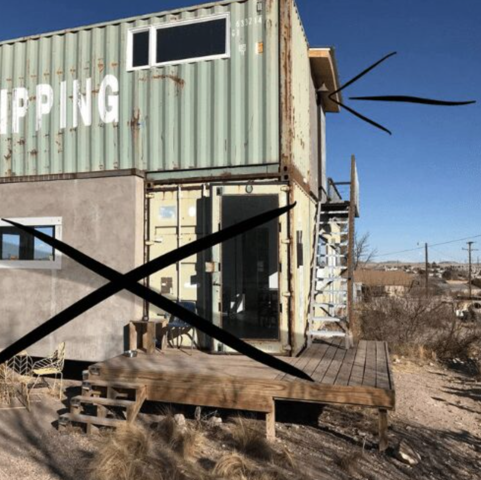 shipping container home in wyoming
