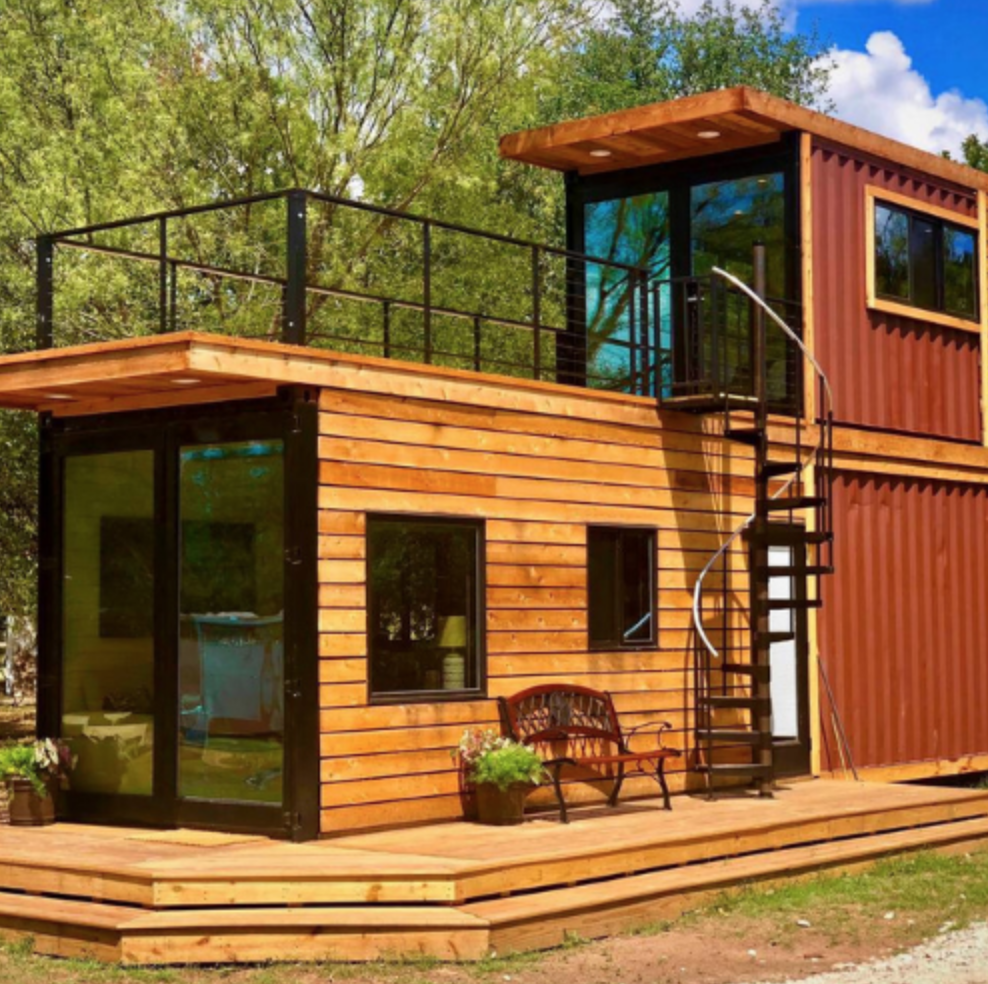 shipping container home in wyoming