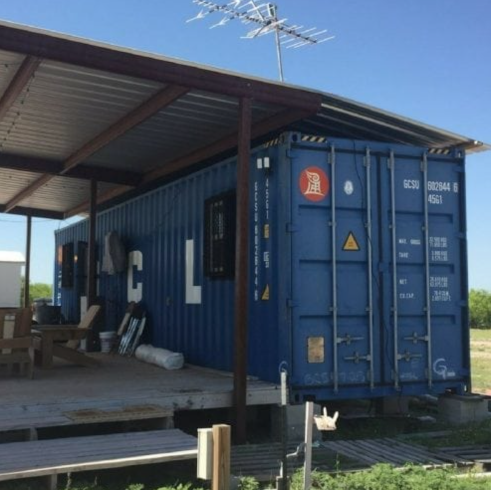 shipping container home in nebraska