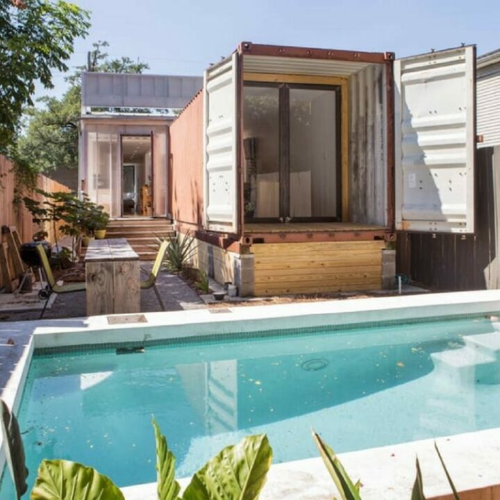 Shipping Container Home in Tampa with pool