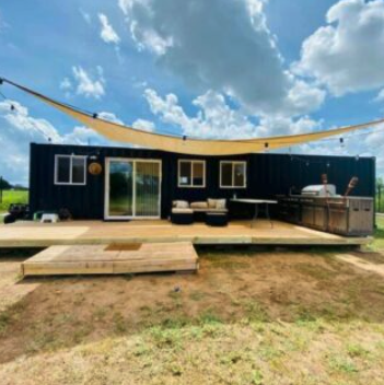 shipping container home in Puerto Rico